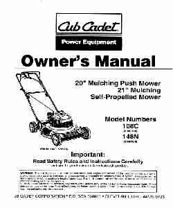 Cub Cadet Lawn Mower 148N-page_pdf